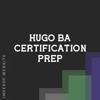 Hugo Ba Certification Prep | Indexof