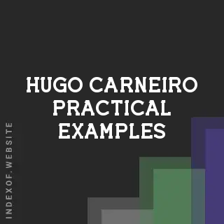 Hugo Carneiro Practical Examples | Indexof