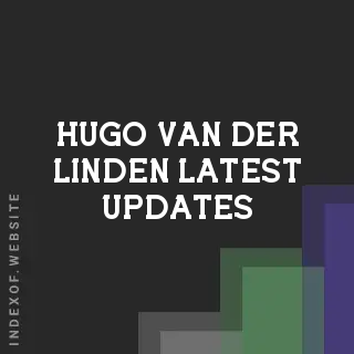Hugo van der Linden Latest Updates | Indexof