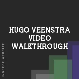 Hugo Veenstra Video Walkthrough | Indexof