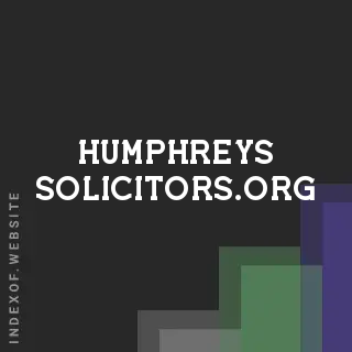 humphreys-solicitors.org by Samuel Mok site -  Indexof