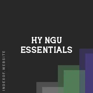 Hy Ngu Essentials | Indexof