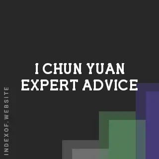 I-chun Yuan Expert Advice | Indexof