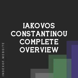 Iakovos Constantinou Complete Overview | Indexof