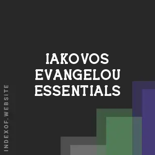 Iakovos Evangelou Essentials | Indexof