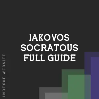 Iakovos Socratous Full Guide | Indexof