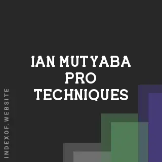 Ian Mutyaba Pro Techniques | Indexof