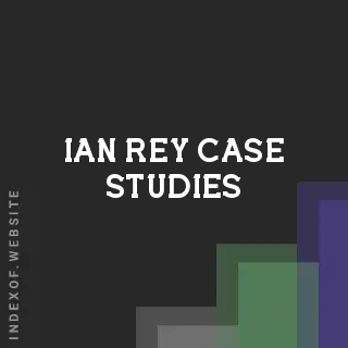 Ian Rey Case Studies | Indexof