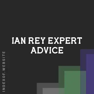 Ian Rey Expert Advice | Indexof