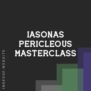Iasonas Pericleous Masterclass | Indexof