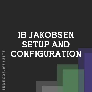 Ib Jakobsen Setup and Configuration | Indexof