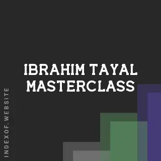 Ibrahim Tayal Masterclass | Indexof