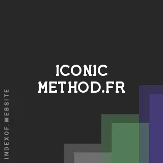 iconic-method.fr by Emman Natividad site -  Indexof