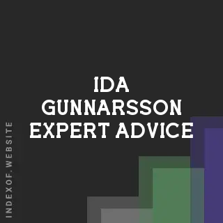 Ida Gunnarsson Expert Advice | Indexof