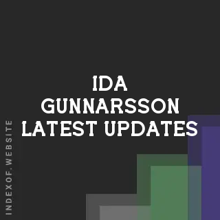 Ida Gunnarsson Latest Updates | Indexof