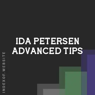 Ida Petersen Advanced Tips | Indexof