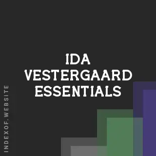 Ida Vestergaard Essentials | Indexof