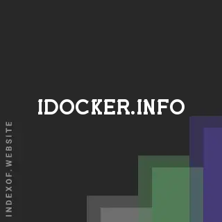 idocker.info by Daniel Dagohoy site -  Indexof