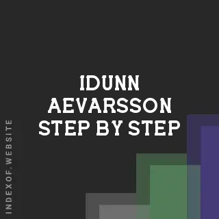Idunn Aevarsson Step-by-Step | Indexof