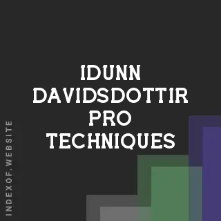 Idunn Davidsdottir Pro Techniques | Indexof