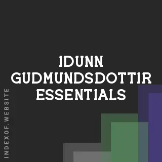 Idunn Gudmundsdottir Essentials | Indexof