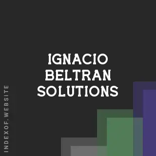 Ignacio Beltran Solutions | Indexof