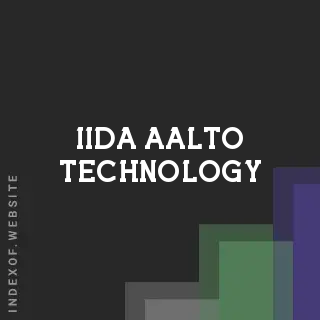 Iida Aalto Technology | Indexof
