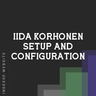 Iida Korhonen Setup and Configuration | Indexof