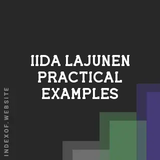 Iida Lajunen Practical Examples | Indexof