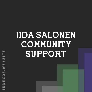 Iida Salonen Community Support | Indexof