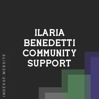 Ilaria Benedetti Community Support | Indexof