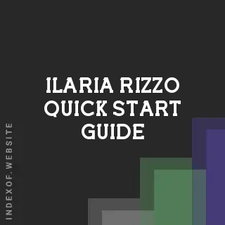 Ilaria Rizzo Quick Start Guide | Indexof