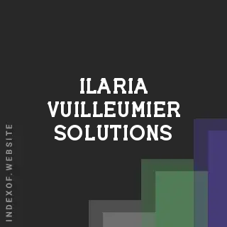 Ilaria Vuilleumier Solutions | Indexof