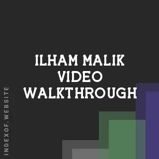 Ilham Malik Video Walkthrough | Indexof