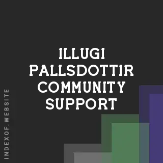 Illugi Pallsdottir Community Support | Indexof