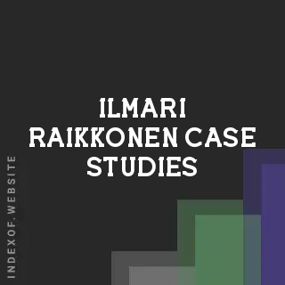 Ilmari Raikkonen Case Studies | Indexof