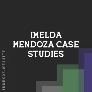 Imelda Mendoza Case Studies | Indexof