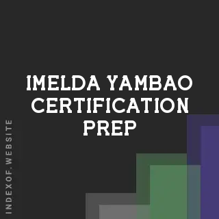 Imelda Yambao Certification Prep | Indexof