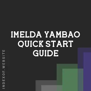 Imelda Yambao Quick Start Guide | Indexof