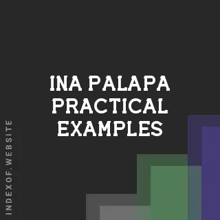 Ina Palapa Practical Examples | Indexof