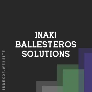 Inaki Ballesteros Solutions | Indexof
