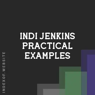 Indi Jenkins Practical Examples | Indexof