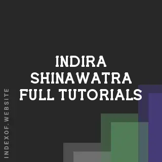 Indira Shinawatra Full Tutorials | Indexof