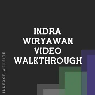 Indra Wiryawan Video Walkthrough | Indexof