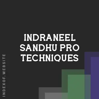 Indraneel Sandhu Pro Techniques | Indexof