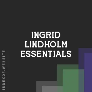 Ingrid Lindholm Essentials | Indexof