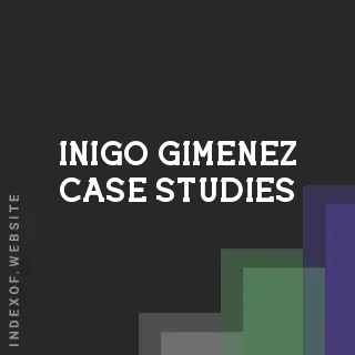 Inigo Gimenez Case Studies | Indexof