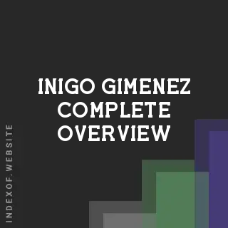Inigo Gimenez Complete Overview | Indexof