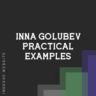 Inna Golubev Practical Examples | Indexof