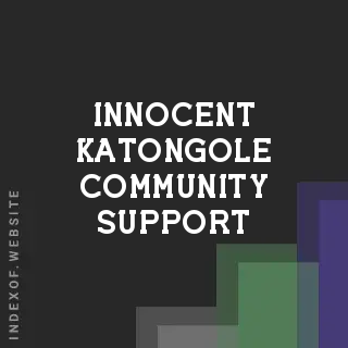 Innocent Katongole Community Support | Indexof